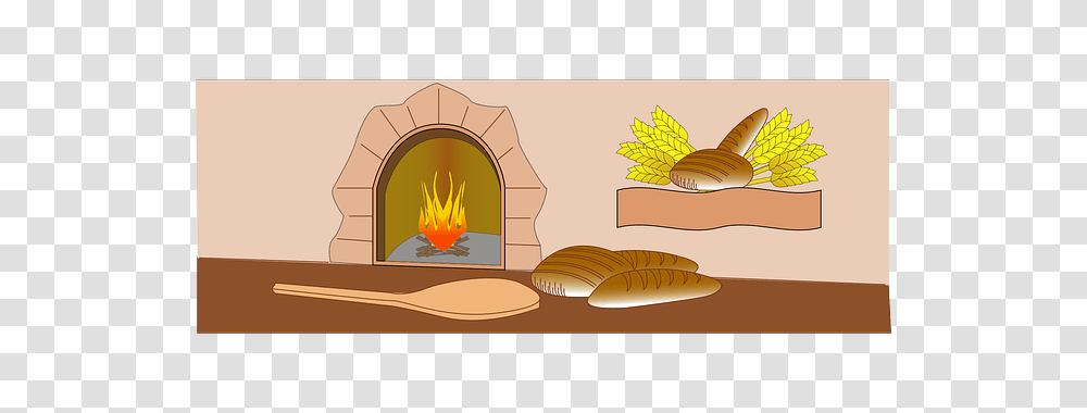 Cliparts Oven Bread, Fireplace, Indoors, Hearth, Cutlery Transparent Png