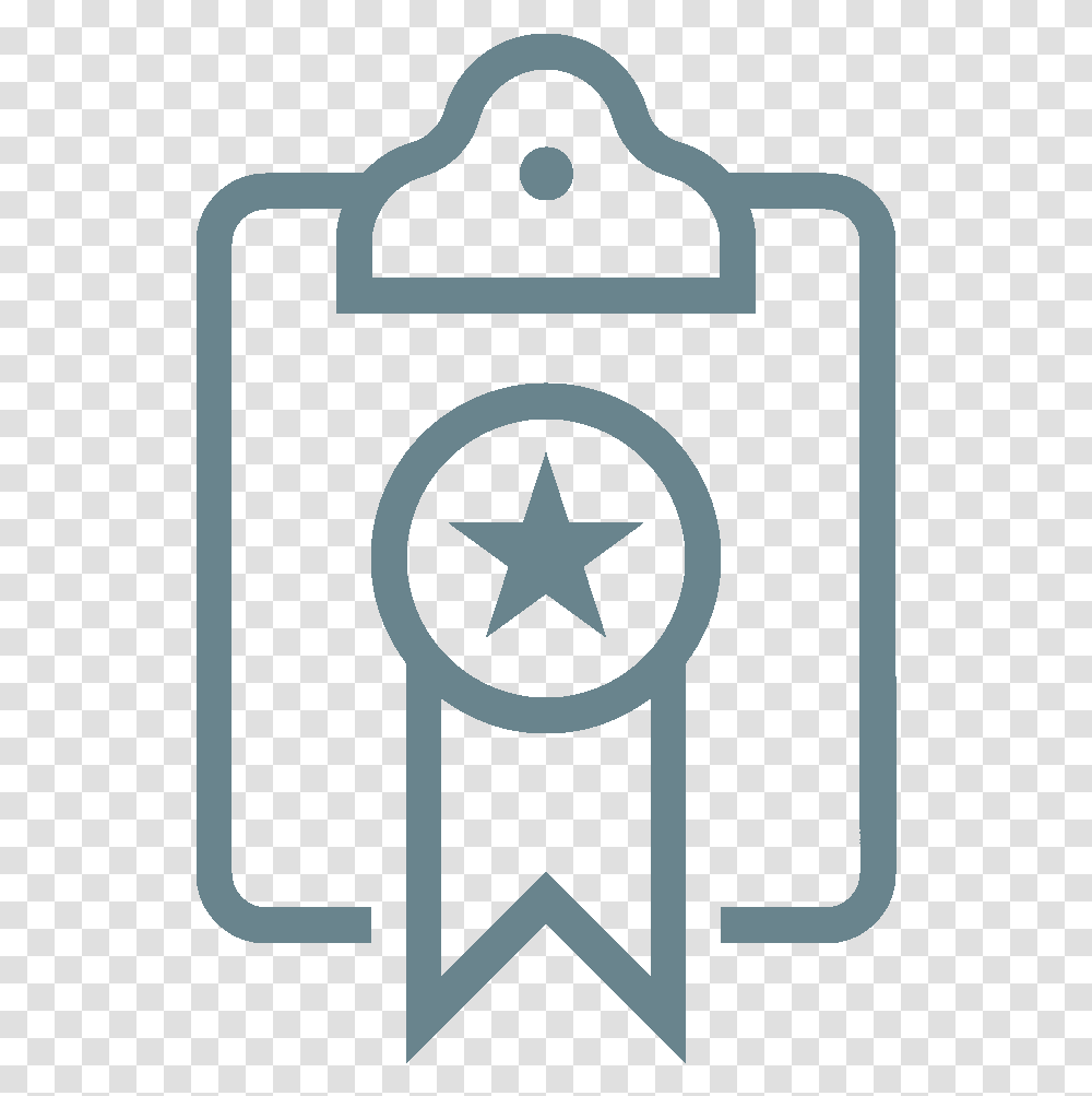 Clipboard Award Ribbon Bicycle, Star Symbol, Stencil Transparent Png