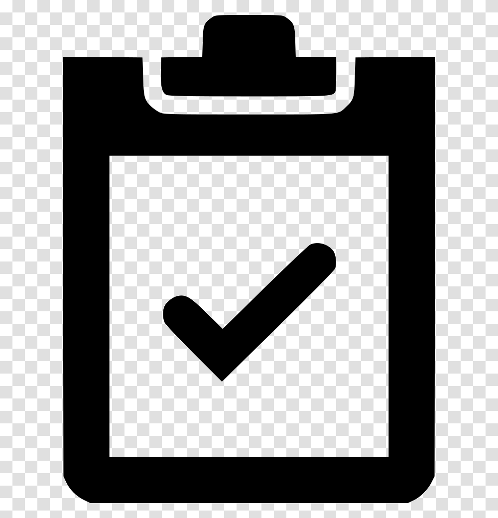 Clipboard Checkmark Icon Free Download, Electronics, Phone, Sign Transparent Png