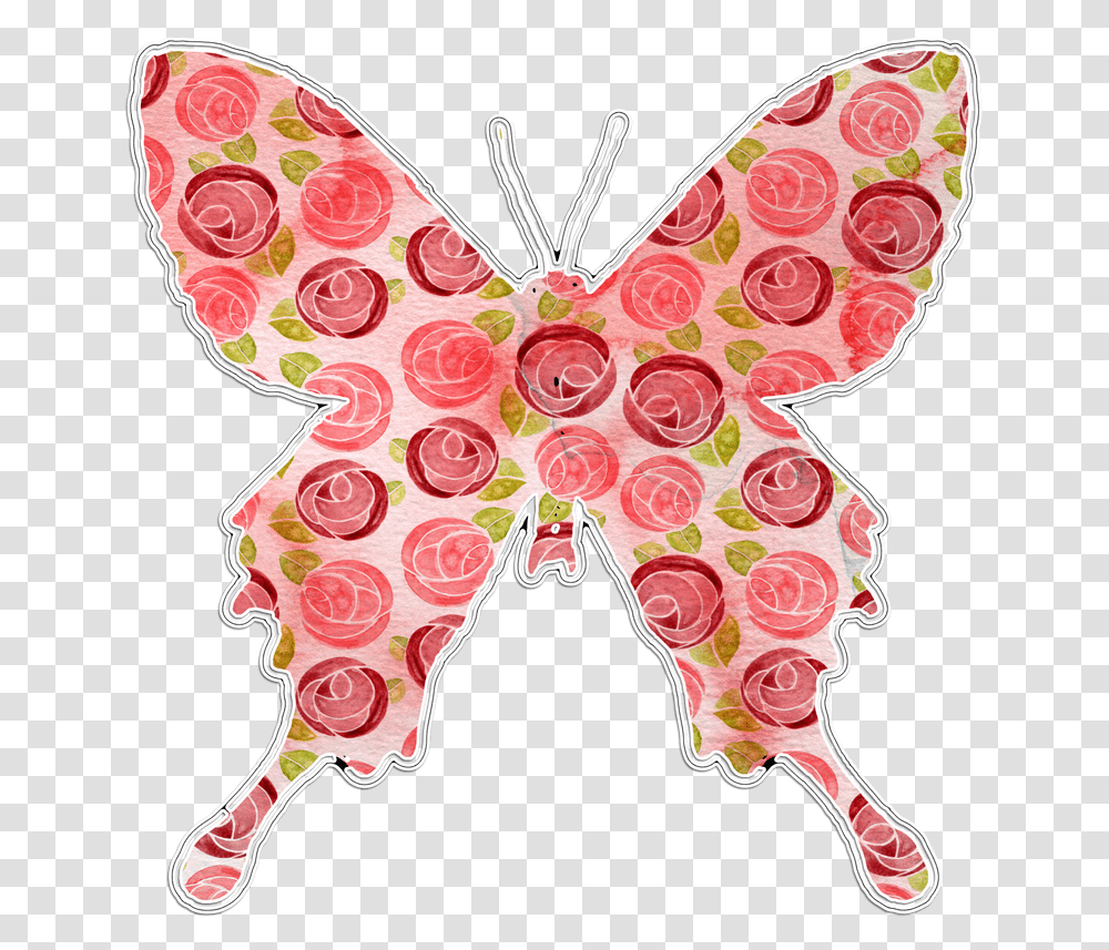 Clipcookdiarynet Butterfly Clipart, Pattern, Ornament, Applique, Patchwork Transparent Png
