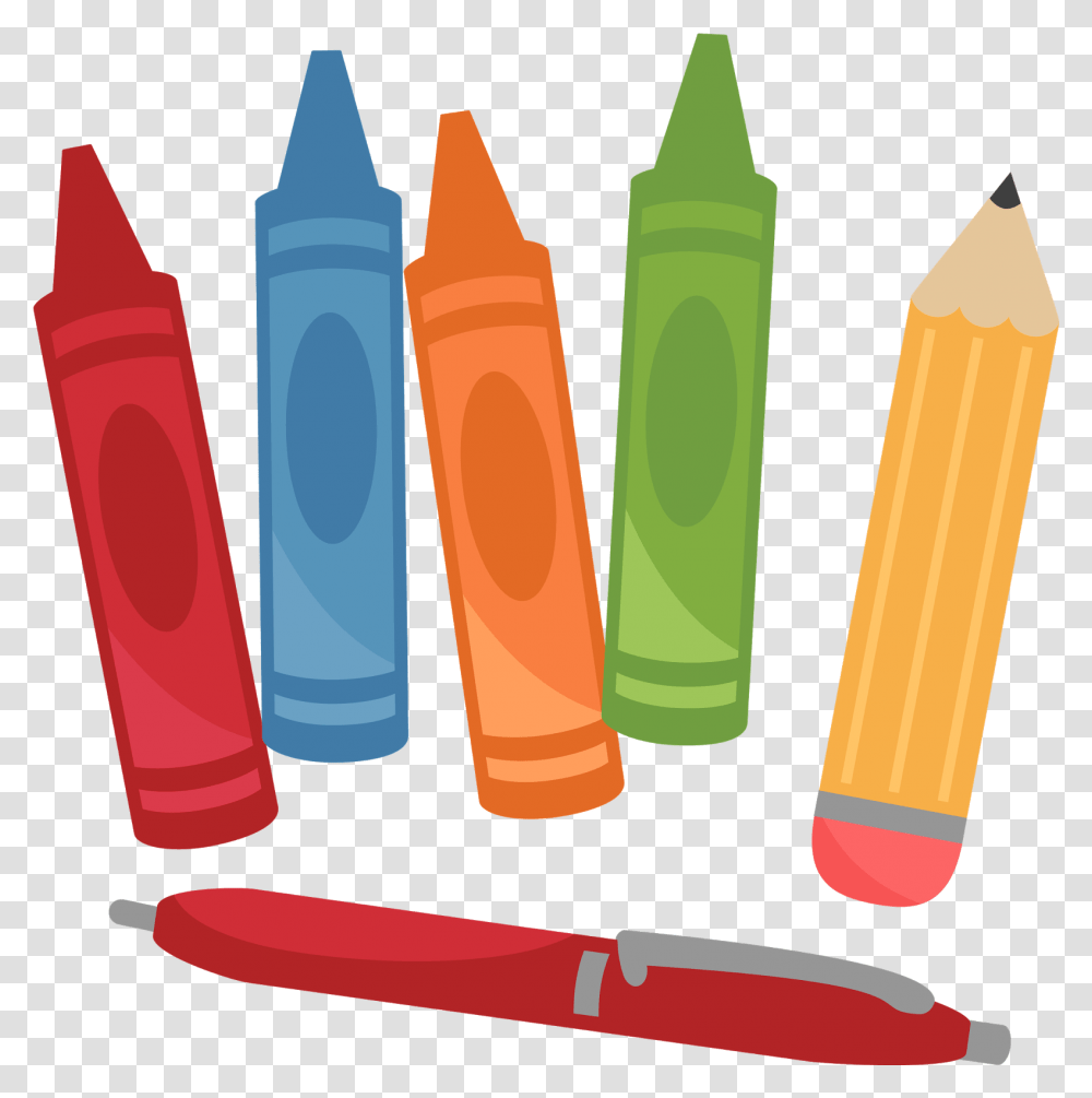 Clipcookdiarynet Pencil Clipart School Supply 1 1591 X, Crayon, Dynamite, Bomb, Weapon Transparent Png