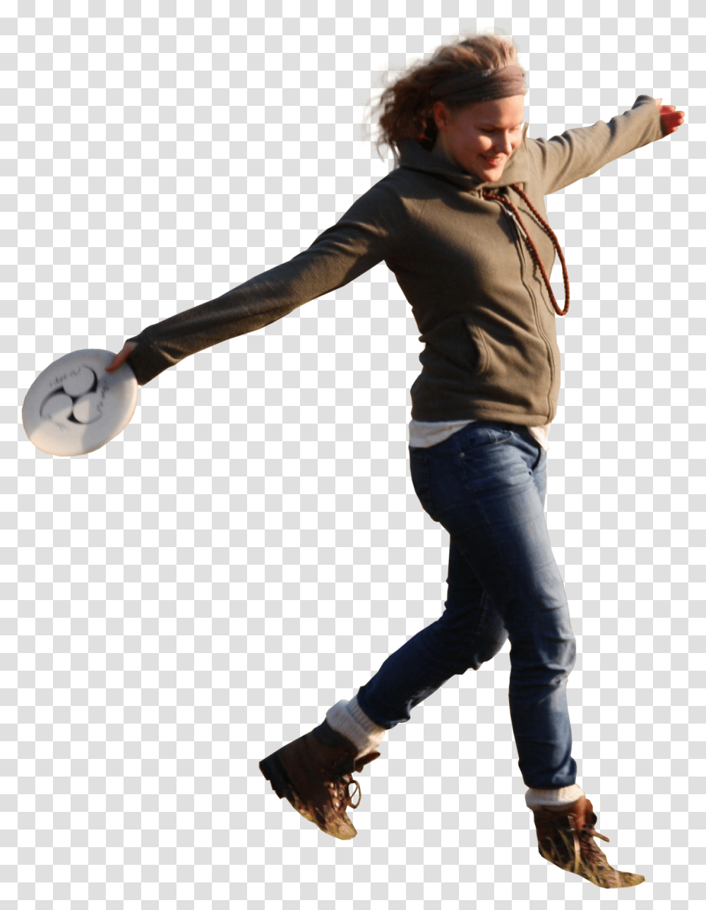 Clipped People Playing Frisbee, Person, Sleeve, Clothing, Dance Pose Transparent Png