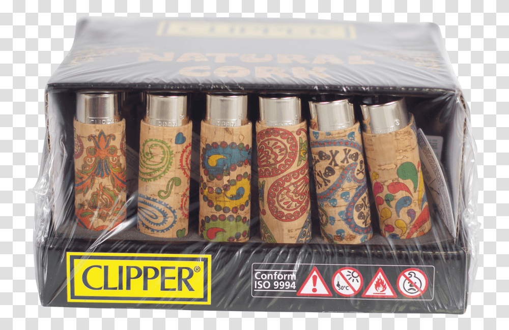Clipper Lighter Cachemir Cork Cover 30ctdisplay Lighter, Beer, Alcohol, Beverage, Drink Transparent Png