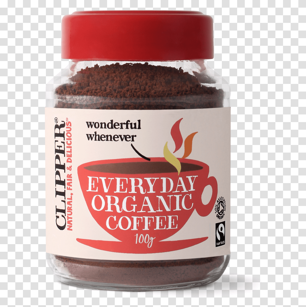 Clipper Organic Freeze Dried Coffee, Food, Dessert, Chocolate, Cup Transparent Png