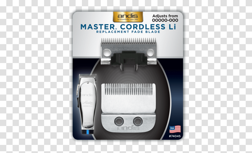 Clippers & Shaving - Herdzco Supplies Andis Master Cordless Blade, Poster, Advertisement, Adapter, Camera Transparent Png