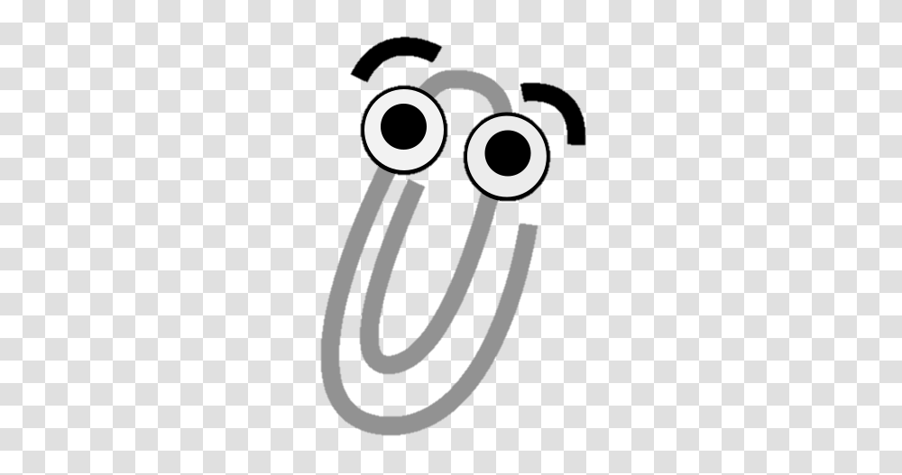 Clippy From School Supplies Theme In Color, Fork, Cutlery, Weapon, Weaponry Transparent Png