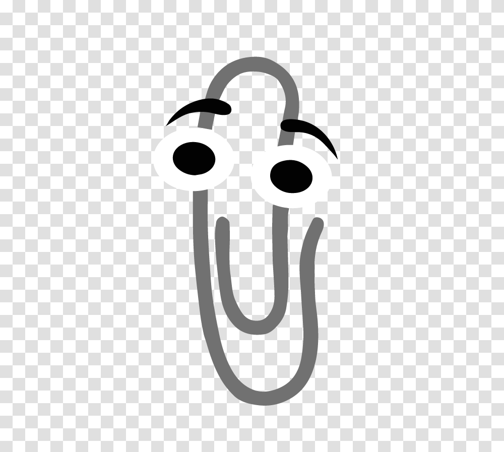 Clippy Will Help, Stencil, Silhouette Transparent Png