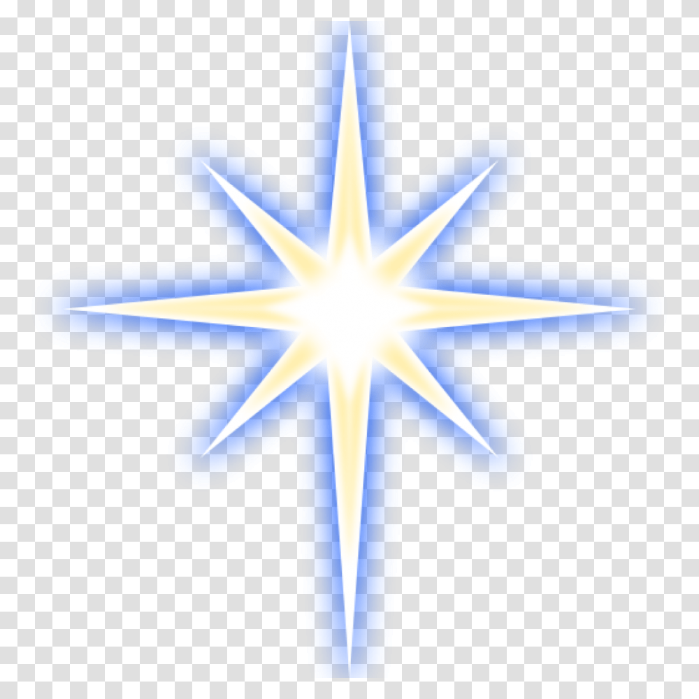 Clker Clipart Images Star Blue Pictures, Cross, Star Symbol Transparent Png
