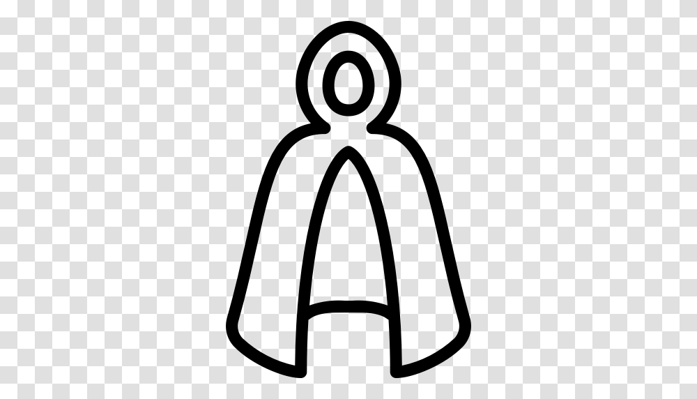 Cloak Harry Invisibility Outline Potter Icon, Gray, World Of Warcraft Transparent Png