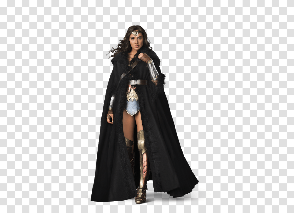 Cloak Wonder Woman With Coat, Apparel, Fashion, Costume Transparent Png