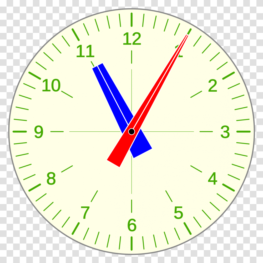 Clock 12 05, Analog Clock Transparent Png