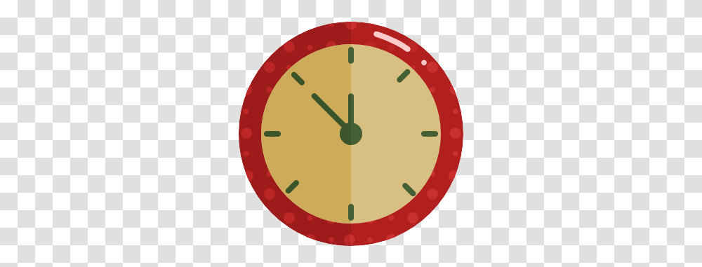 Clock Christmas Free Icon Of Icons In Flat Chrono Dessin, Analog Clock, Wall Clock Transparent Png