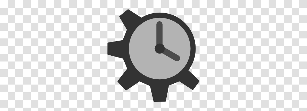 Clock Clipart Logo, Machine, Gear Transparent Png