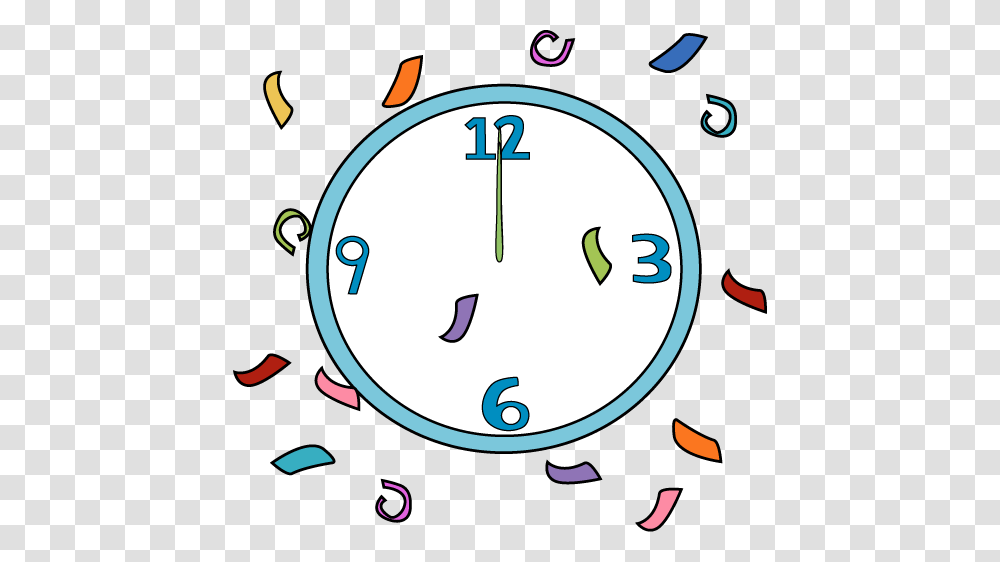 Clock Clipart Midnight, Analog Clock Transparent Png