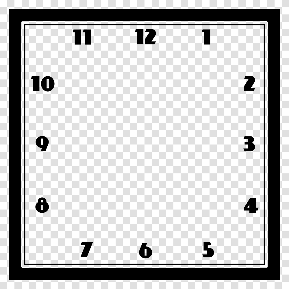 Clock Clipart Rectangle, White Board, Door, Sundial Transparent Png