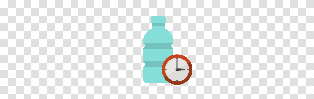 Clock, Electronics, Bottle, Water Bottle, Mineral Water Transparent Png