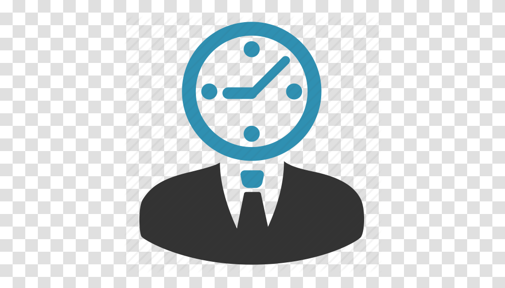 Clock Estimate Manager Time Worker Icon, Wristwatch, Mirror, Poster Transparent Png