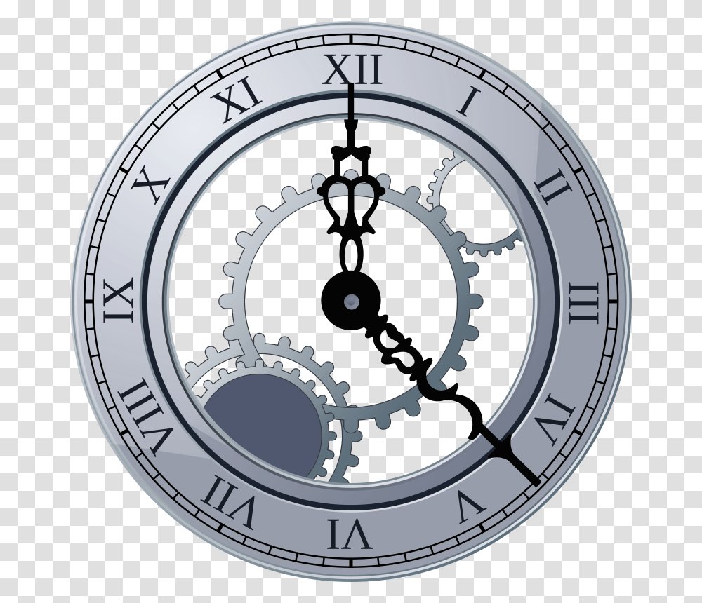 Clock Face Numbers Roman Numerals Watch Silver Clipart Background Clock, Clock Tower, Architecture, Building Transparent Png