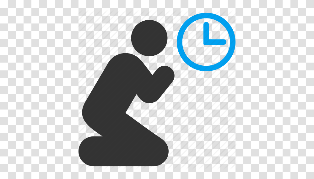 Clock Faith Muslim Pray Time Prayer Religion Religious Icon, Kneeling, Alphabet, Guitar Transparent Png