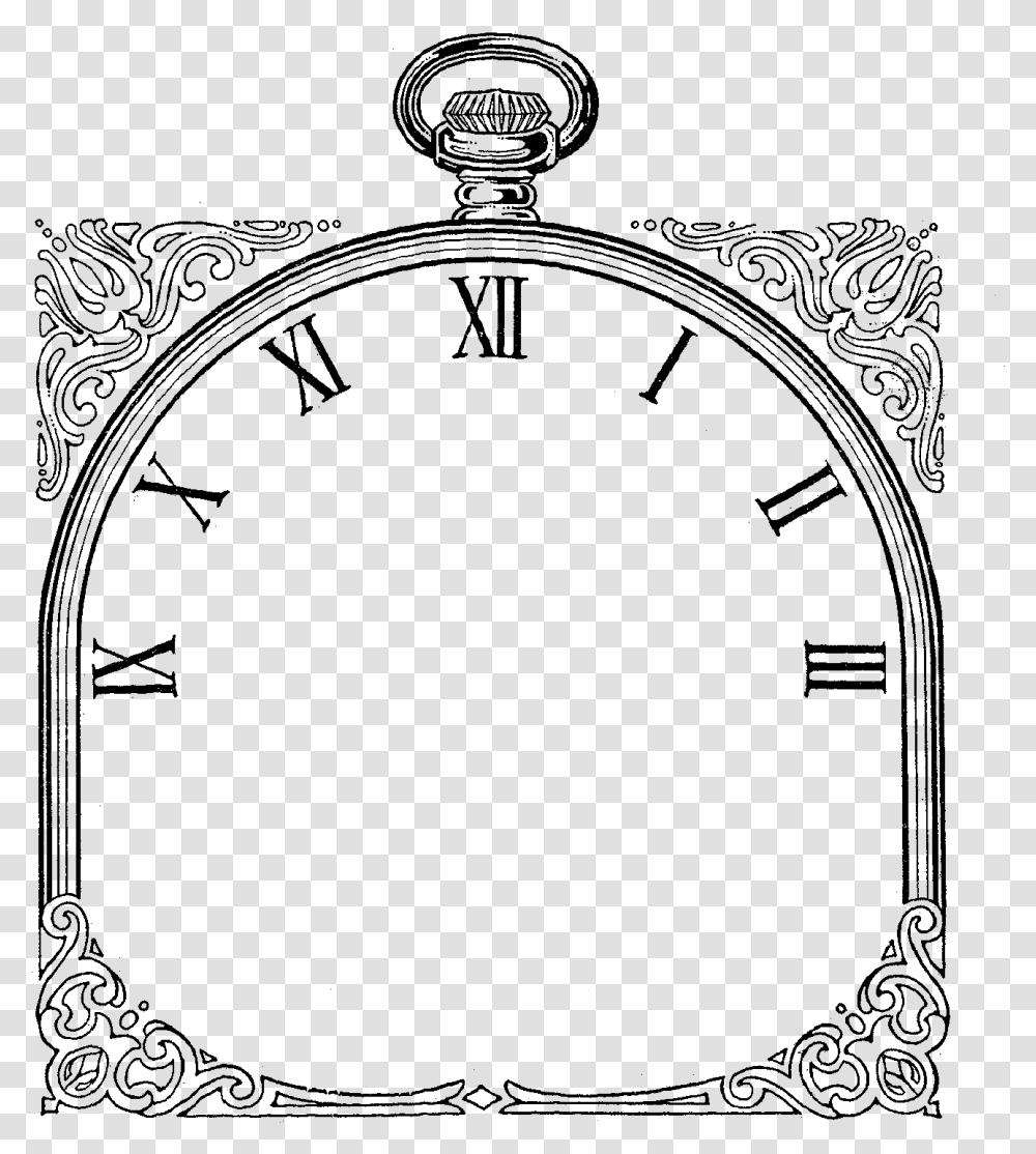 Clock Frame, Nature, Outdoors, Outer Space, Astronomy Transparent Png