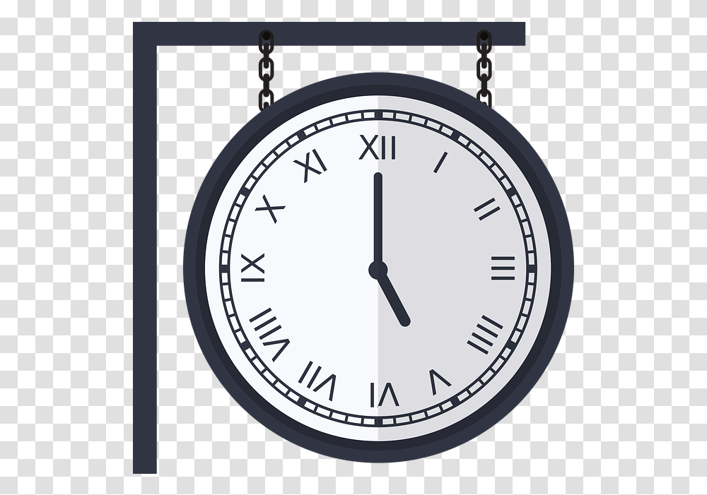 Clock Hanging Analog Clock, Clock Tower, Architecture, Building, Wristwatch Transparent Png