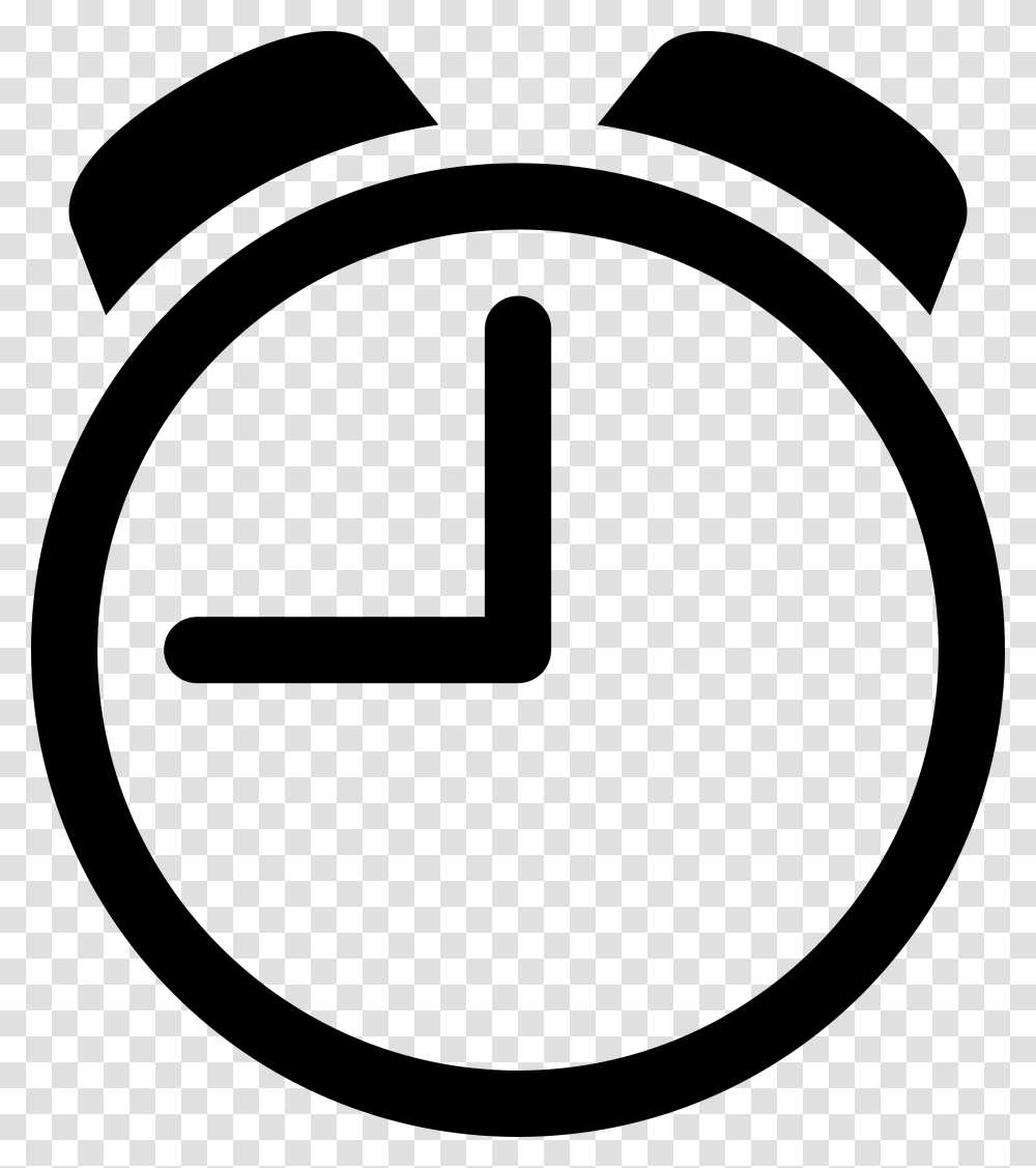 Clock Icon, Alarm Clock, Number Transparent Png