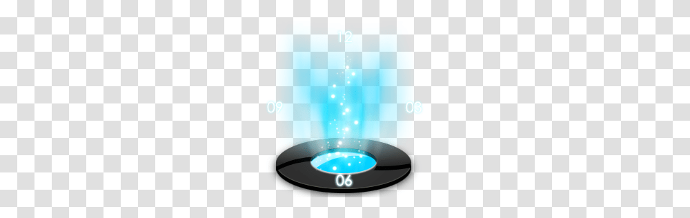 Clock Icon Download Hologram Icons Iconspedia, Disk, Bottle, Cylinder, Ceiling Light Transparent Png