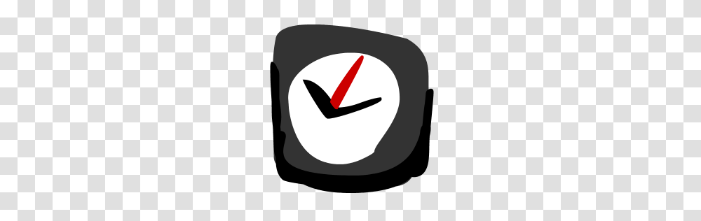 Clock Icon Hand Drawn Iphone Iconset Fast Icon Design, Stencil Transparent Png