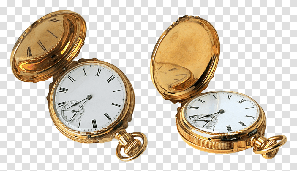 Clock Pocket Watch Gold Pocket Clock With Background, Wristwatch, Analog Clock, Clock Tower, Architecture Transparent Png