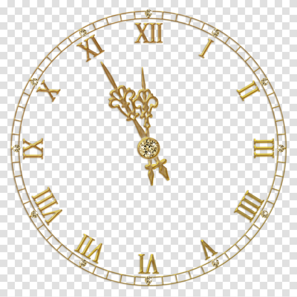 Clock, Sundial, Gold, Analog Clock Transparent Png