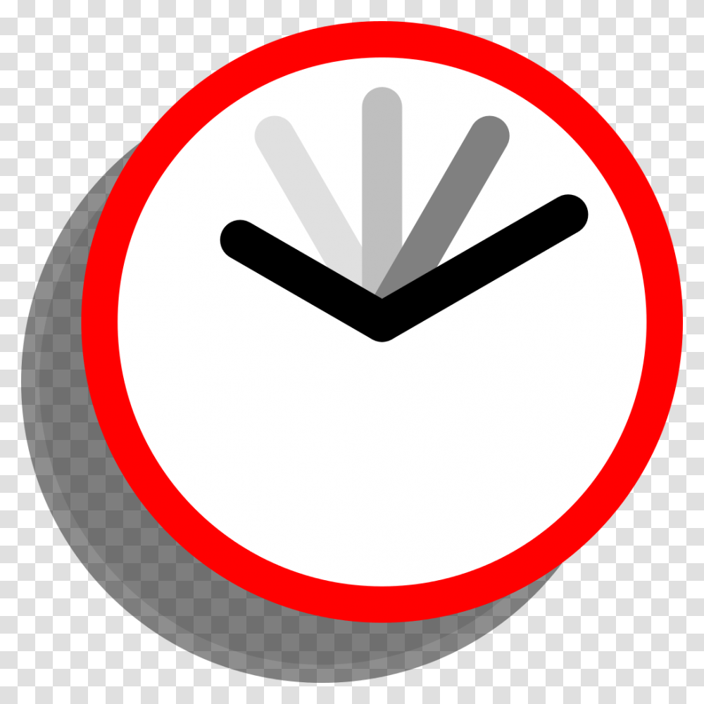 Clock Timer Clipart, Sign, Road Sign, Logo Transparent Png
