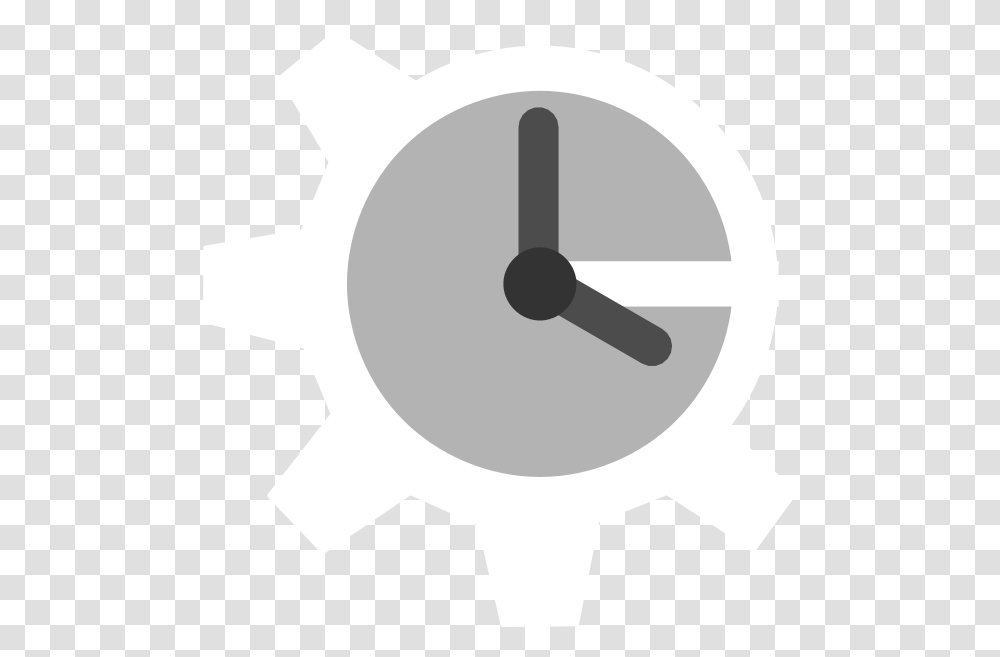 Clock White Gear Clip Art, Analog Clock Transparent Png