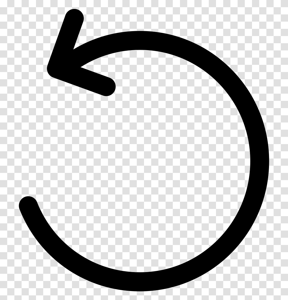 Clockwise Arrow Rotation Circle, Logo, Trademark Transparent Png