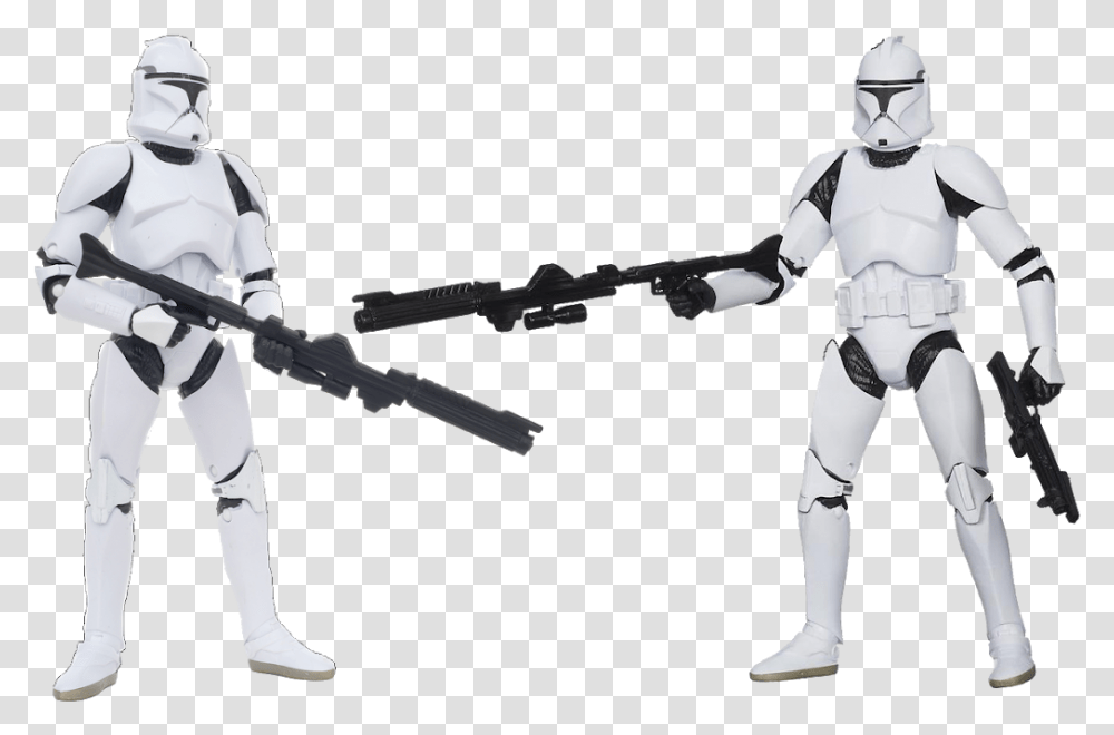 Clone Trooper Preview Images Star Wars The Black Series 14 Clone Trooper, Person, Duel, Gun, Weapon Transparent Png