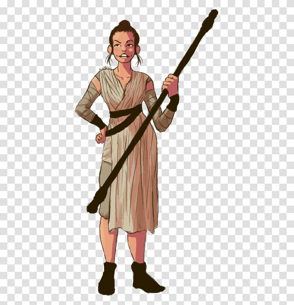 Clone Wars Clipart At Getdrawings Star Wars Rey Clipart, Person, Costume, Sleeve Transparent Png