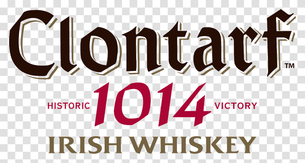 Clontarf Irish Whiskey Logo, Alphabet, Number Transparent Png
