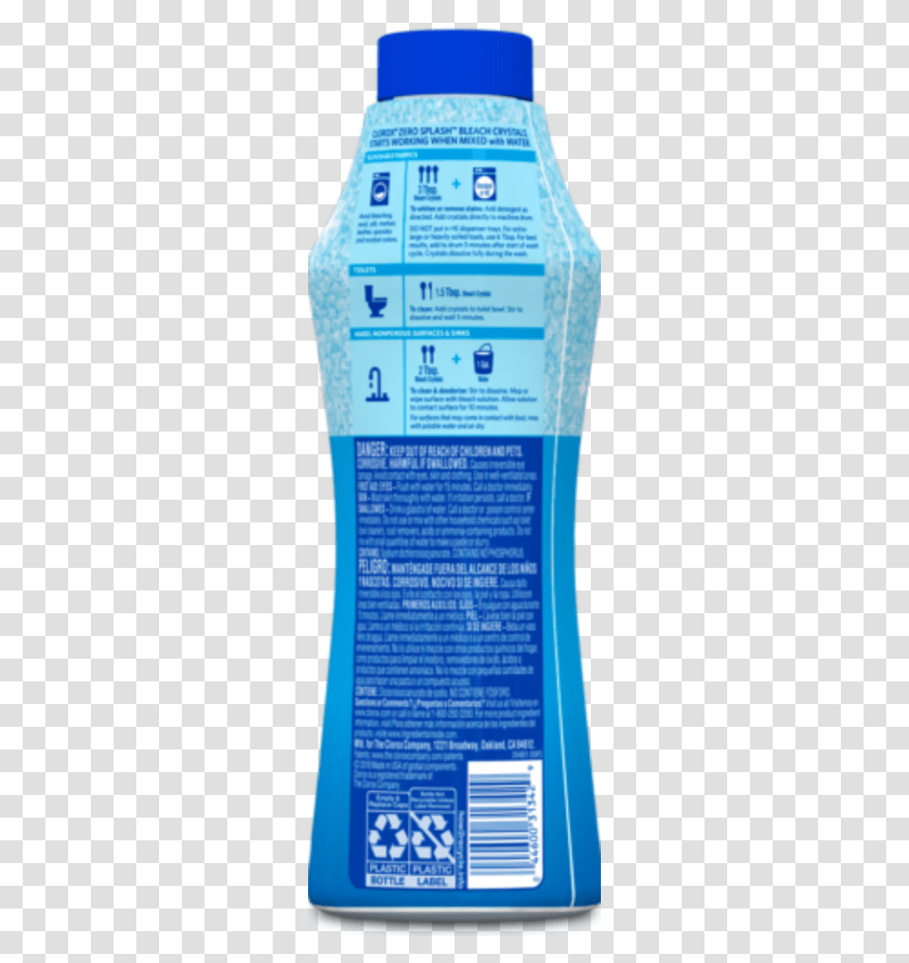 Clorox Bleach Crystals Back Of Bottle, Sunscreen, Cosmetics, Lotion, Mobile Phone Transparent Png
