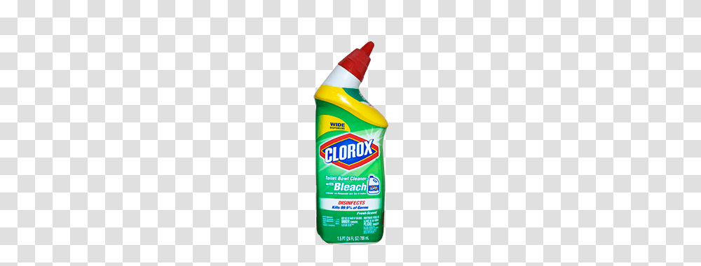 Clorox Bleach Disinfects Toilet Bowl Cleaner Fresh Scent, Ketchup, Food, Bottle, Paint Container Transparent Png