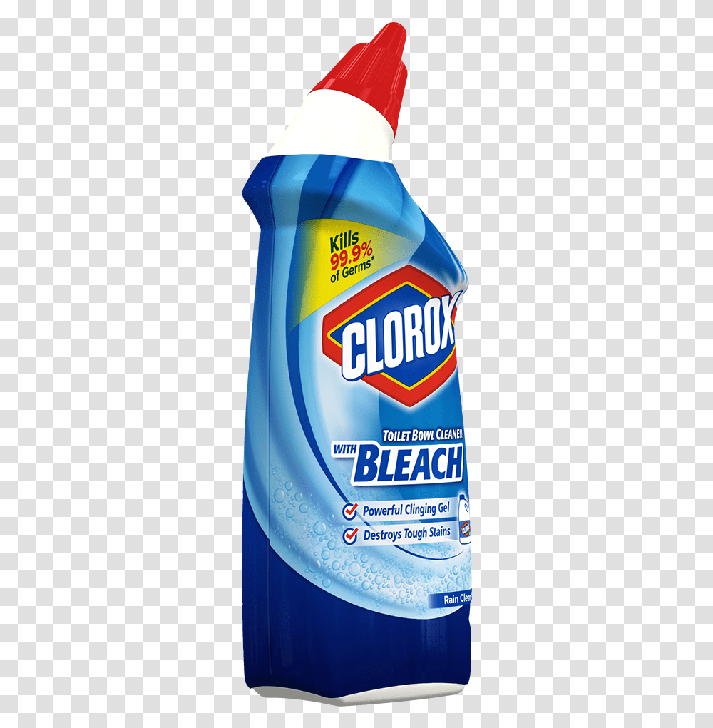 Clorox Manual Toilet Bowl Cleaner Rain Clean, Bottle, Sunscreen, Cosmetics Transparent Png