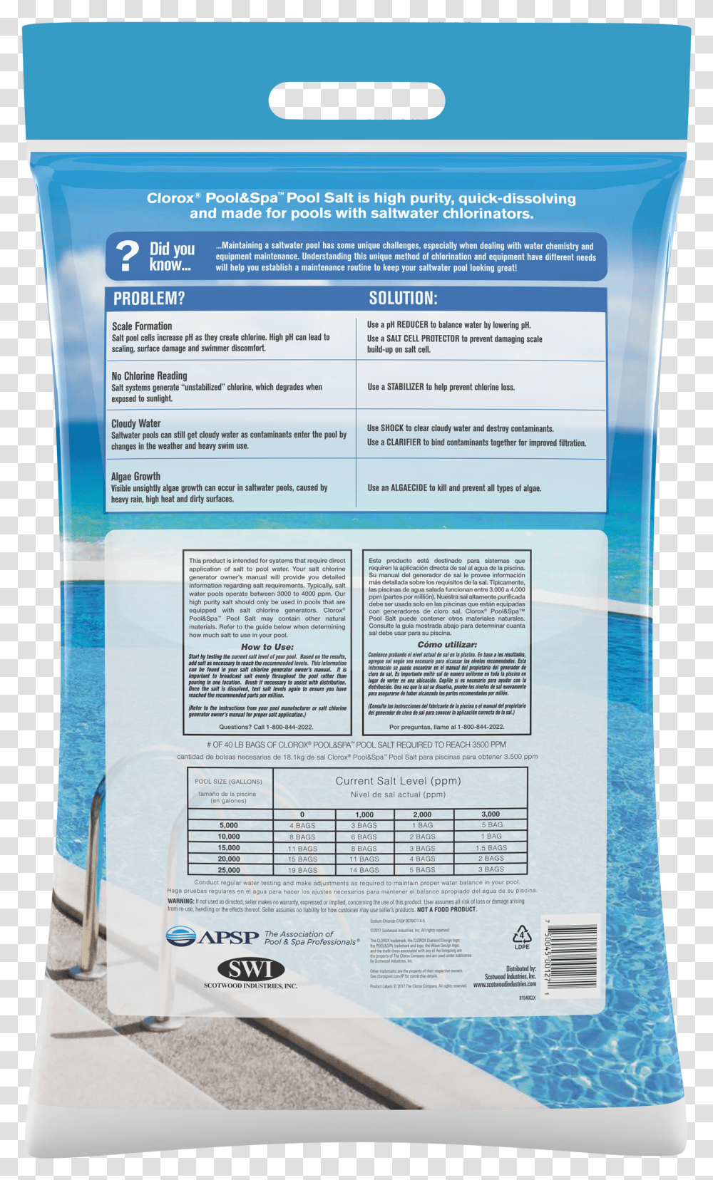 Clorox Pool Salt, Advertisement, Poster, Flyer, Paper Transparent Png