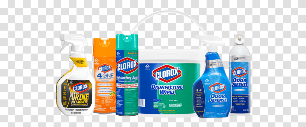 Clorox Professional Cleaner Products Clorox, Label, Text, Cosmetics, Bottle Transparent Png