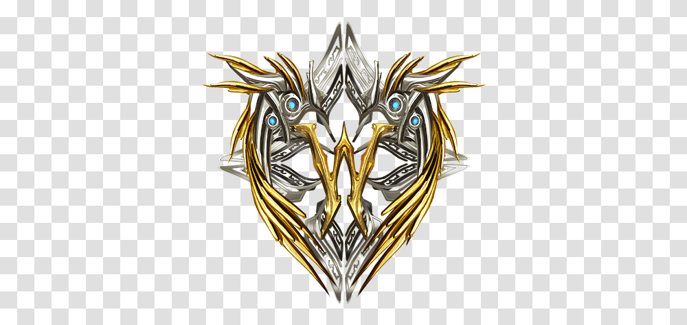 Close Clan Emblem Warframe, Symbol, Chandelier, Lamp, Gold Transparent Png