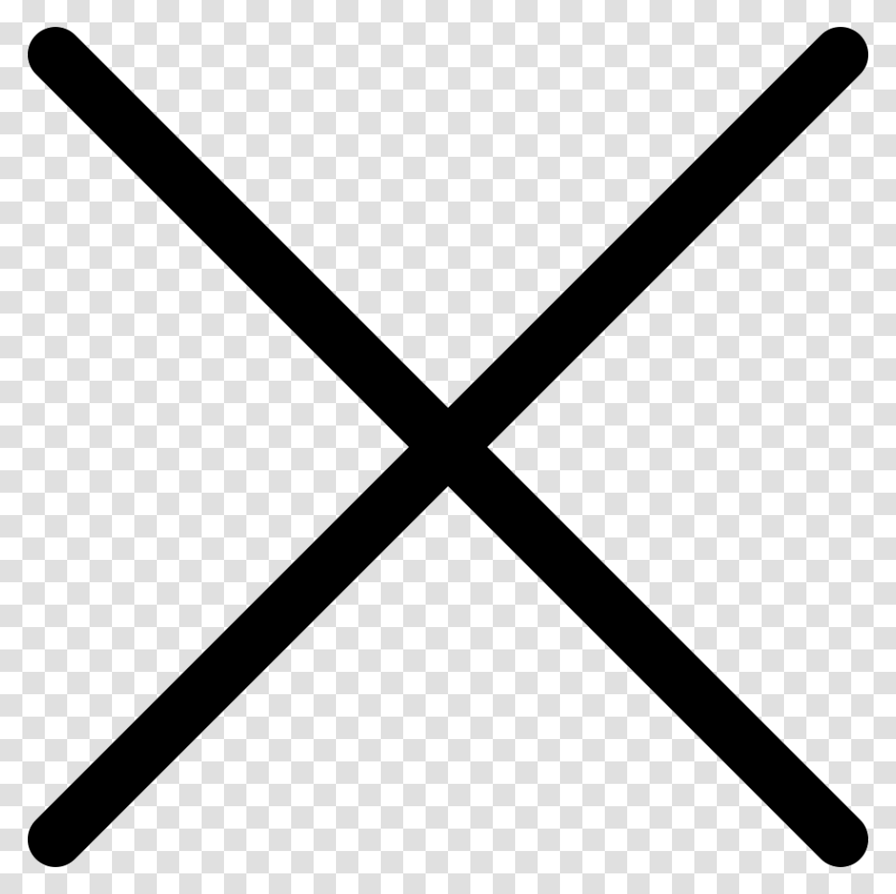 Close Cross Icon Svg, Stick, Baton, Paddle, Oars Transparent Png