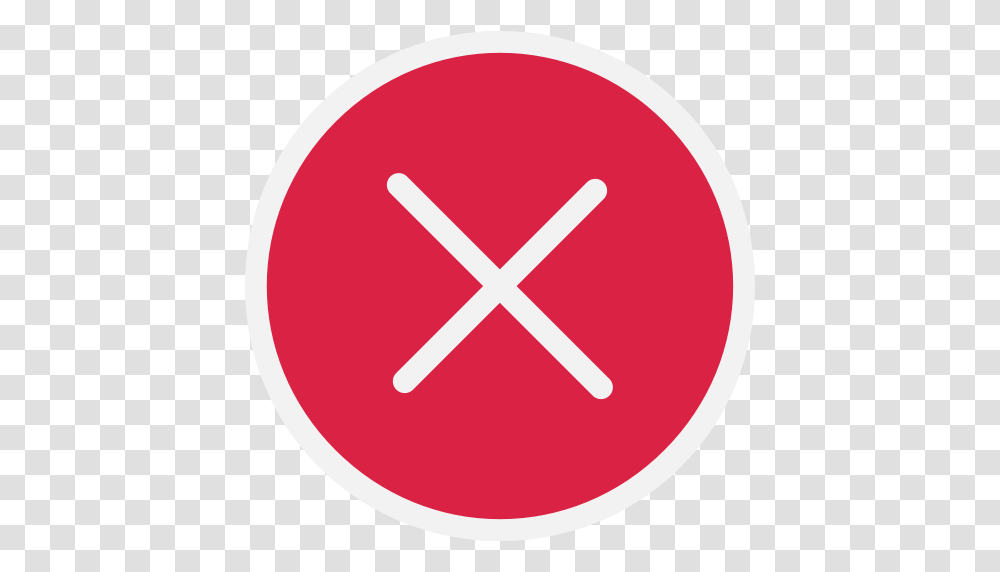 Close Delete Deny No Out Sign Out X Icon, Logo, Trademark, Road Sign Transparent Png