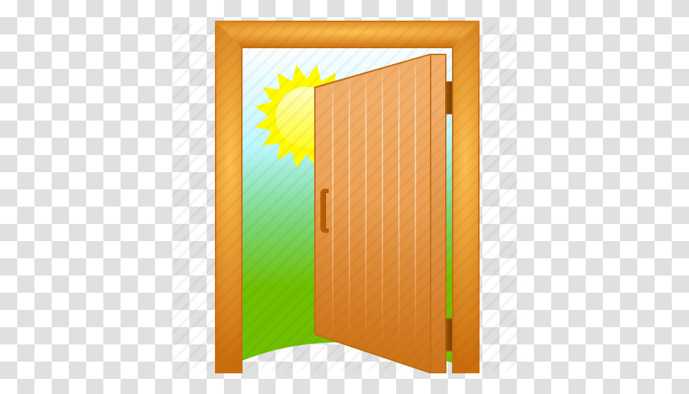Close Session Exit Go Away Log Out Login Logout Open Door Icon, Lighting, Gate, Paper Transparent Png