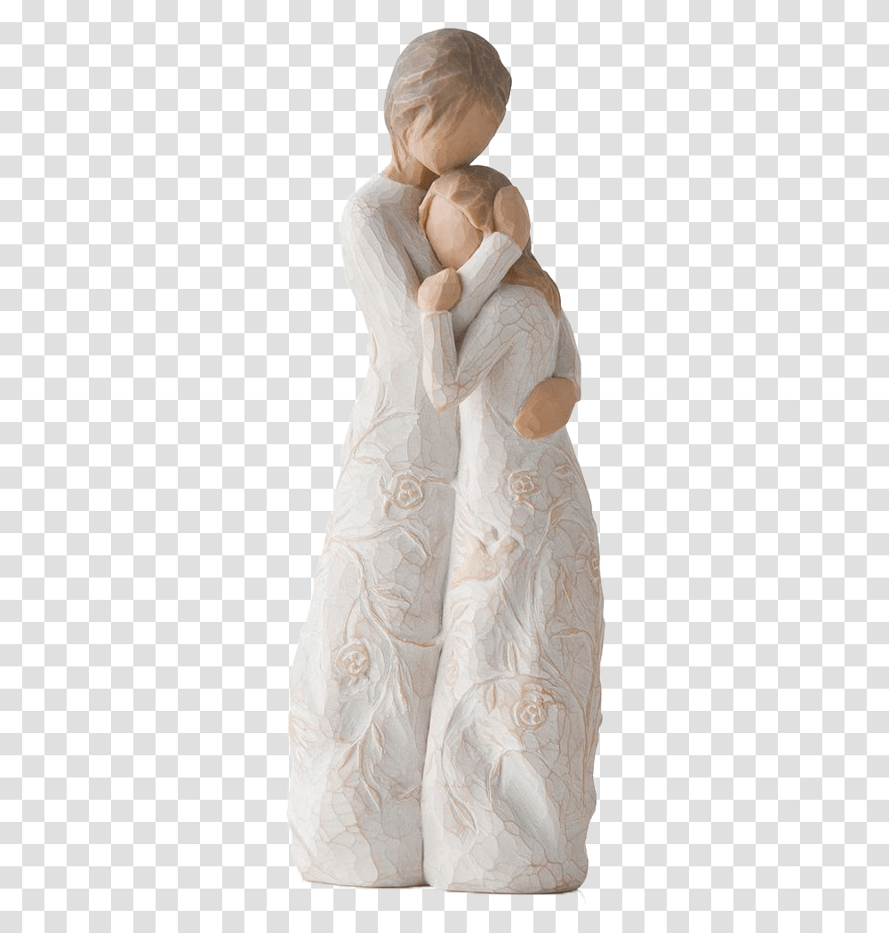 Close To Me Figurine Close To Me Willow Tree, Clothing, Dress, Home Decor, Person Transparent Png