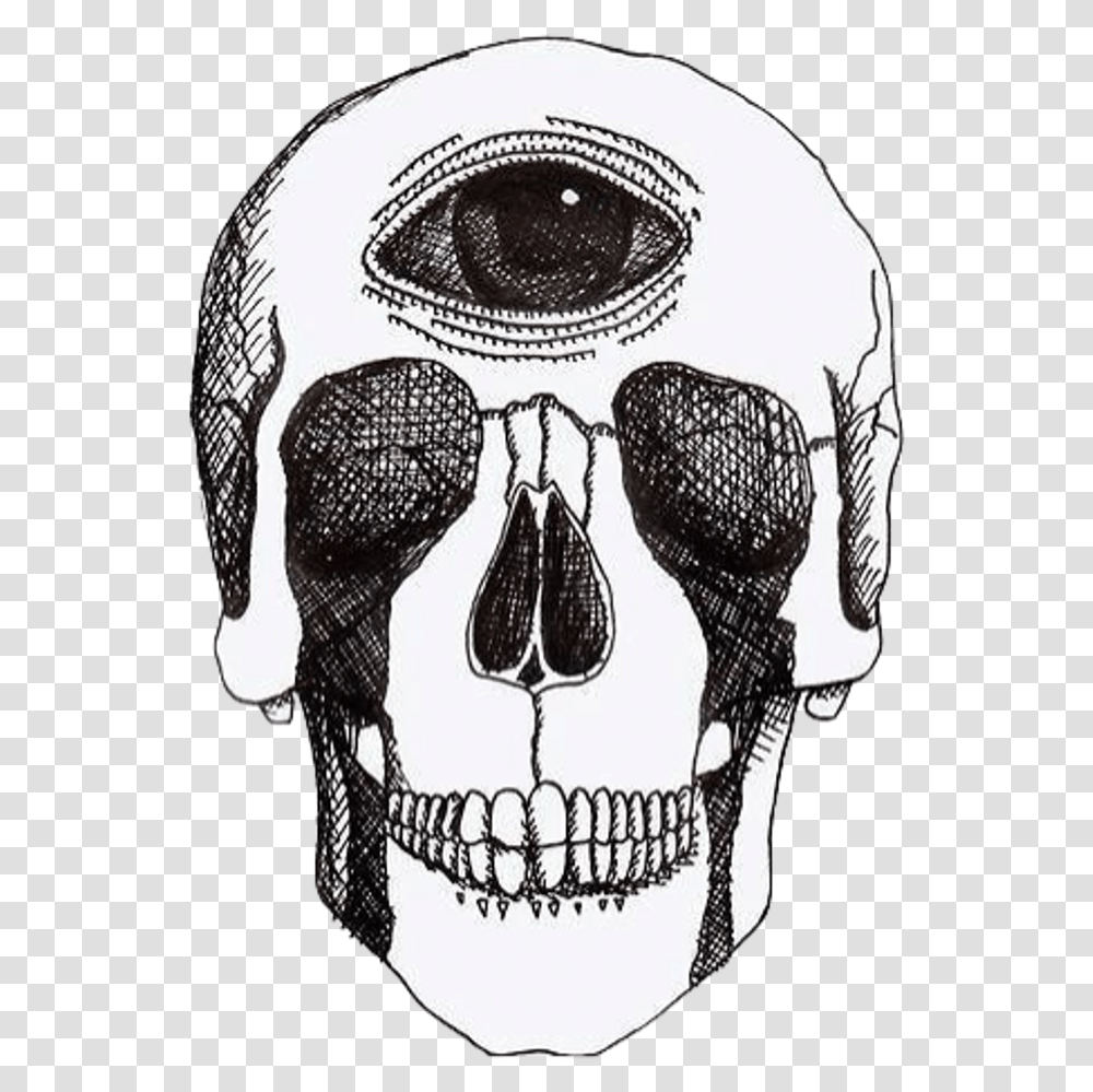Close Your Eyes Open Your Mind, Drawing, Doodle, Head Transparent Png