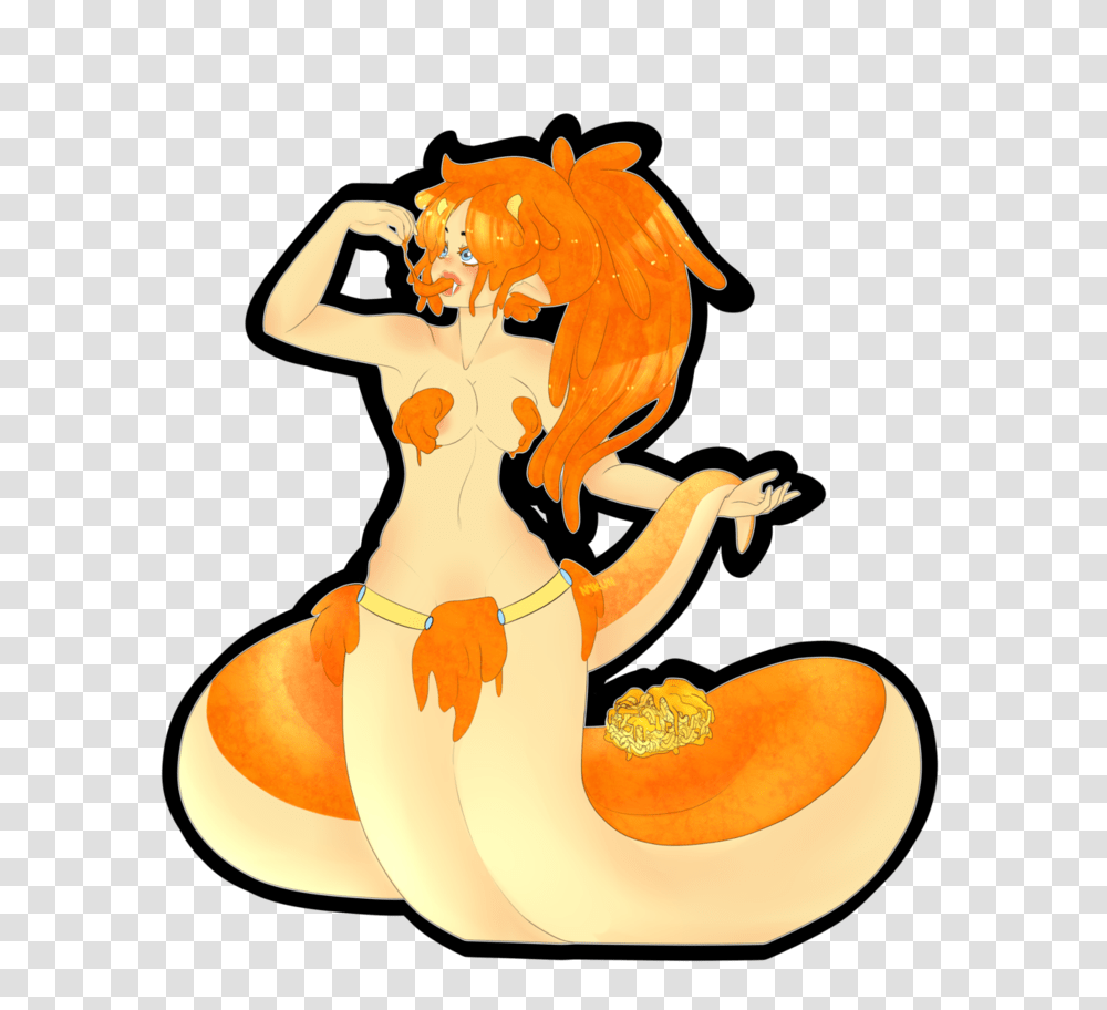 Closed Adopt Mac N Cheese Naga Girlie By Nykun, Animal, Costume Transparent Png