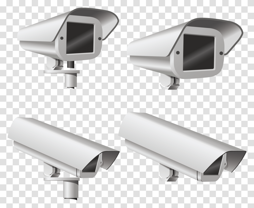 Closed Circuit Television Wireless Security Camera Vector, Sink Faucet, Lighting, Electronics Transparent Png