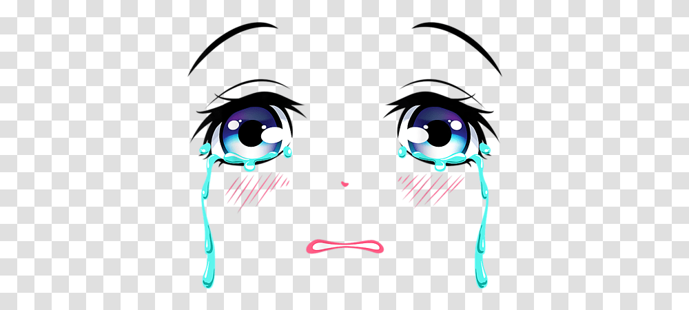 Closed Crying Anime Eyes, Leisure Activities, Alien Transparent Png